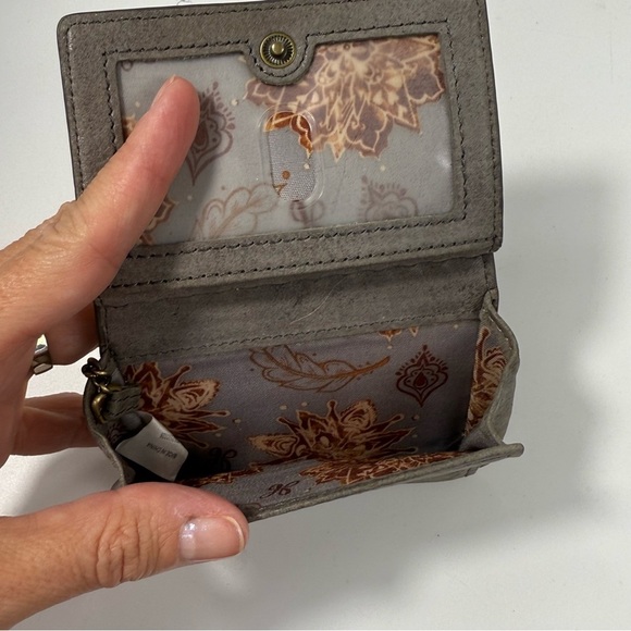 HOBO wallet card holder is holder keychain leather purse charm - Picture 3 of 3